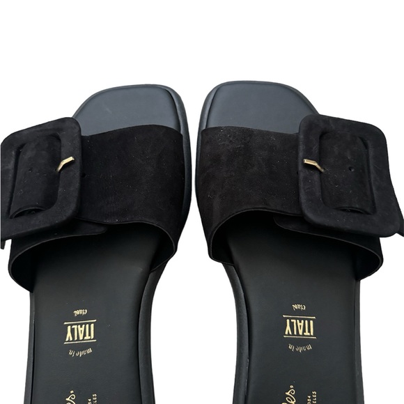 NWOB Seychelles Manhat Slide Black Sandal Size 7 - Picture 2 of 5